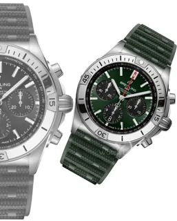 Breitling Chronomat B01 AB0134101L2S1 42mm Stainless steel Green