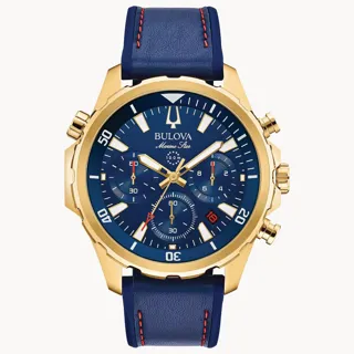 Bulova Marine Star 97B168 Stainless steel Blue