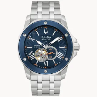 Bulova Marine Star 98A302 Stainless steel Blue