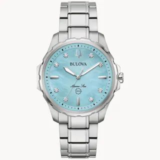 Bulova Marine Star 96P248 Stainless steel Blue