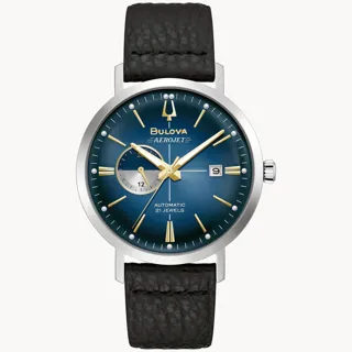 Bulova Precisionist 96B374 Yellow gold Blue