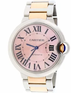 Cartier Ballon Bleu Rose gold and Stainless steel Pink