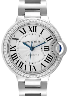 Cartier Ballon Bleu 33mm W4BB0016 Stainless steel Silver