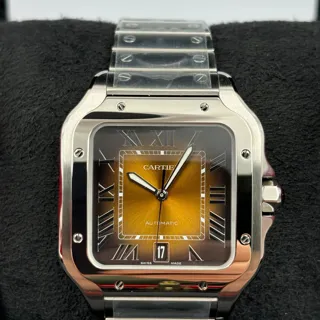 Cartier Santos de Cartier Stainless steel Brown