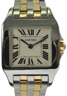 Cartier Santos Demoiselle 2701-W25067Z6 Yellow gold and Stainless steel White