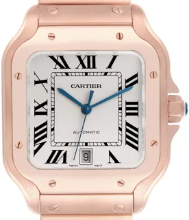 Cartier Santos WGSA0018 Rose gold Silver