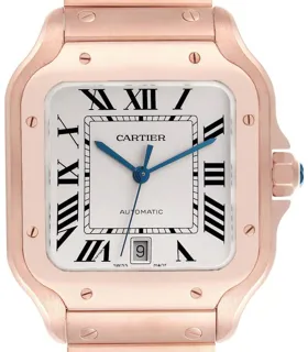 Cartier Santos de Cartier Rose gold Silver