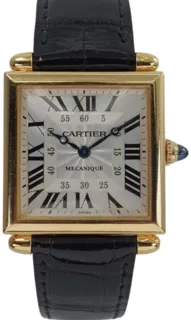 Cartier Tank Obus 2380 26.5mm 18k yellow gold Silver