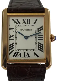 Cartier Tank Solo 3167 18k rose gold Silver