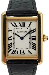 Cartier Tank Solo 3168-W5200002 18k yellow gold White