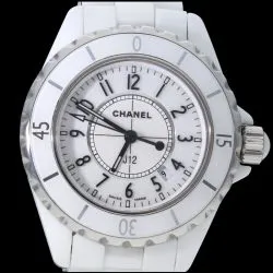 Chanel J12 H0968 White ceramic White