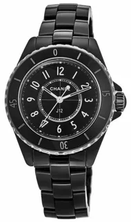 Chanel J12 H5695 Stainless steel Black