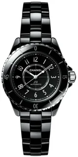 Chanel J12 H5696 Black ceramic Black