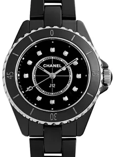 Chanel J12 H5701 Stainless steel Black