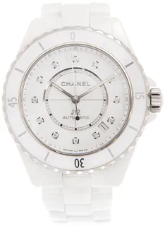 Chanel J12 H5705 38mm White ceramic White