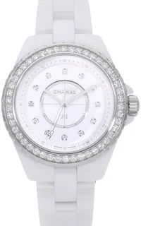 Chanel J12 H6418 Stainless steel White