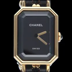 Chanel Première H6951 Gold-plated Black