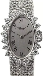 Chopard Oval 5026 1 18k white gold Silver