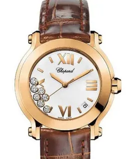 Chopard Happy Sport 277471-5001 Rose gold White