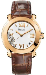 Chopard Happy Sport 277471-5001 18k rose gold White