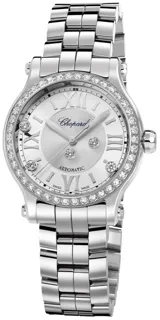 Chopard Happy Sport 278608-3004 Rose gold and Stainless steel Silver