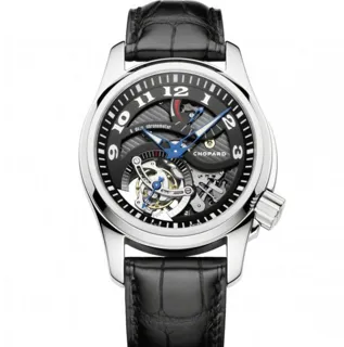 Chopard L.U.C. Tech Twist Tourbillon 161917-1001 18k white gold Black