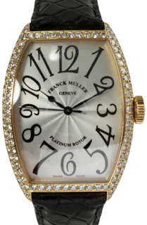 Franck Muller Cintree Curvex 5850 SC D 18k rose gold Silver