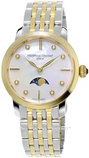 Frédérique Constant Slimline FC-206MPWD1S3B Stainless steel White