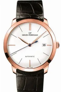 Girard-Perregaux 1966 49525-52-131-BK6A Rose gold Silver