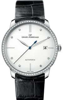 Girard-Perregaux 1966 49525D53A1A1-BK6A 18k white gold Silver