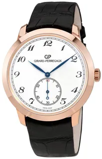 Girard-Perregaux 1966 Small Seconds 49534-52-711-BK6A 18k rose gold Silver