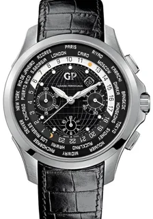 Girard-Perregaux World Time 49700-11-631-BB6B 44mm Stainless steel Black