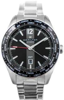 Hamilton Broadway GMT H43725131 Stainless steel Black