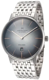 Hamilton Intra-Matic H38755181 Stainless steel Gray