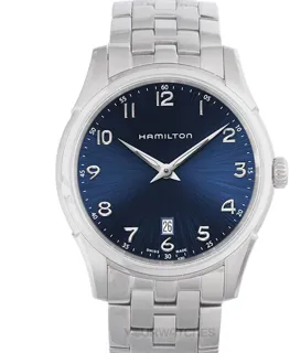 Hamilton Jazzmaster Thinline H38511143 Stainless steel Blue