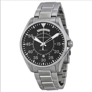 Hamilton Khaki Aviation H64615135 Stainless steel Black