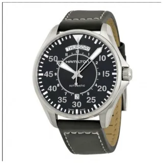 Hamilton Khaki Aviation H64615735 Stainless steel Black