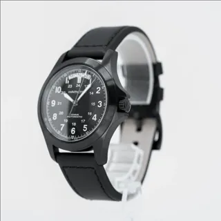 Hamilton Khaki Field H64465733 Stainless steel Black