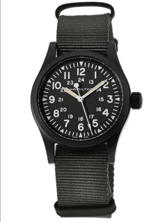 Hamilton Khaki Field H69409930 Stainless steel Black