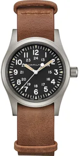 Hamilton Khaki Field H69439531 Stainless steel Black