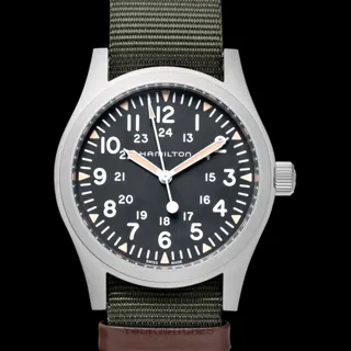 Hamilton Khaki Field H69529933 Stainless steel Black