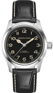 Hamilton Khaki Field H70405730 Stainless steel Black