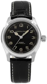 Hamilton Khaki Field H70405730 Stainless steel Black