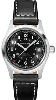 Hamilton Khaki Field H70455733 Stainless steel Black