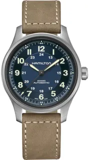 Hamilton Khaki Field H70545540 Titanium Blue