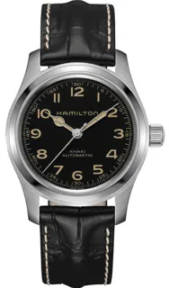 Hamilton Khaki Field H70605731 Stainless steel Black