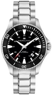 Hamilton Khaki Navy H82335131 40mm Stainless steel Black