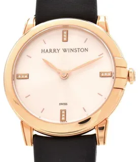 Harry Winston Midnight 450/LQ32R 32mm Rose gold Pink