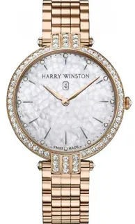 Harry Winston Premier PRNQHM39RR002 39mm 18k Rose Gold$Diamonds White