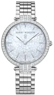 Harry Winston Premier PRNQHM39WW002 39mm White gold and Diamond White